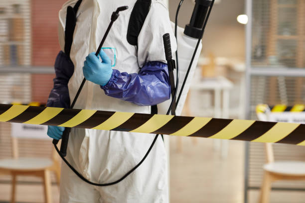 Professional Sewage Cleanup technician working in Hartsville, SC